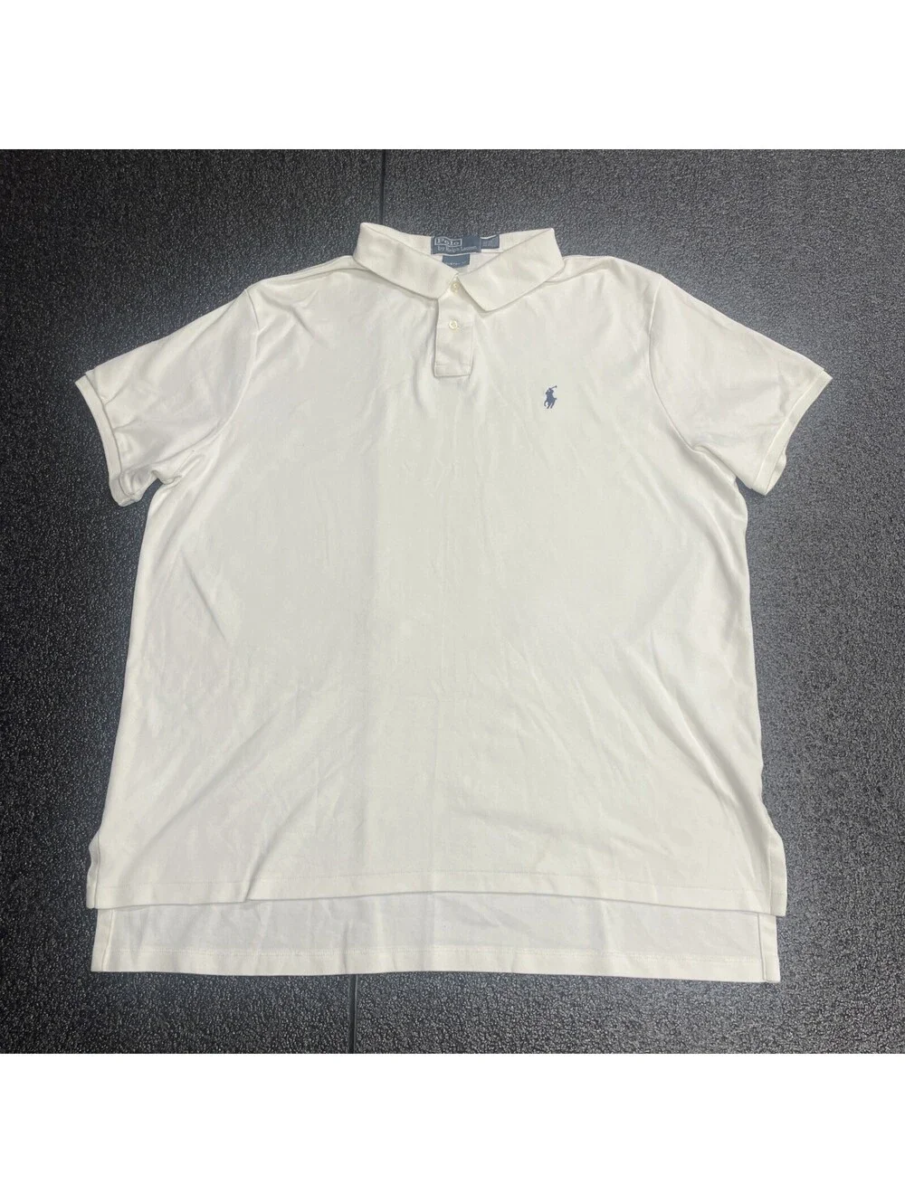 Polo Ralph Lauren Men's Classic White Costume Polo Shirt XXL Wolf Of Wall Street